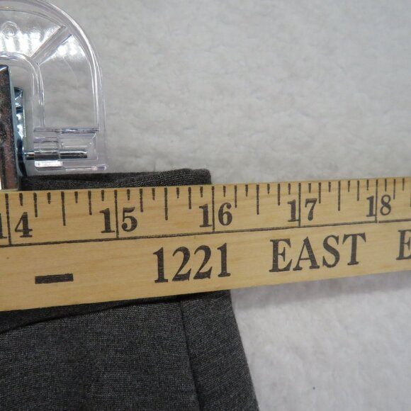 Chicos Pants Womens Size 12 Dark Gray Ponte Trousers‎ Stretch - Picture 5 of 7